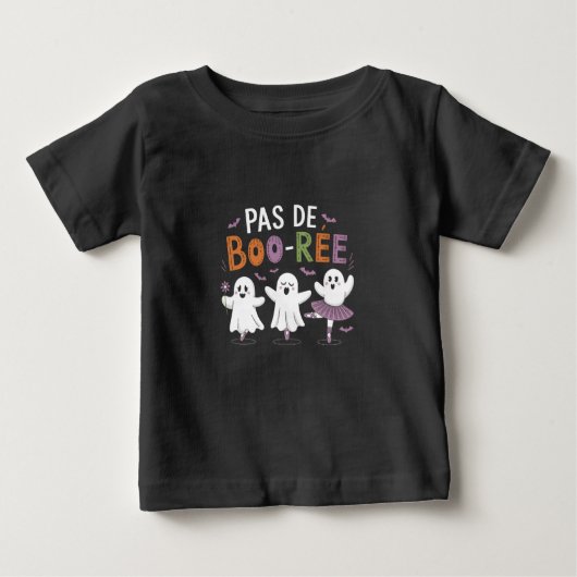 Pas de BOO-ree Ghost Ballet Dancer Lehrer Baby T-shirt (Vorderseite)