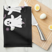 Pas de BOO-ree Ghost Ballet Dancer Lehrer Geschirrtuch (Viertel Falte)