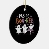 Pas de BOO-ree Ghost Ballet Dancer Lehrer Keramik Ornament (Rechts)