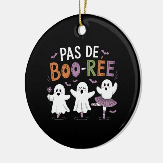 Pas de BOO-ree Ghost Ballet Dancer Lehrer Keramik Ornament (Links)