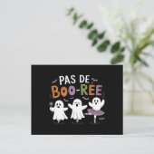 Pas de BOO-ree Ghost Ballet Dancer Lehrer Postkarte (Stehend Vorderseite)