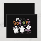 Pas de BOO-ree Ghost Ballet Dancer Lehrer Postkarte (Vorne/Hinten)