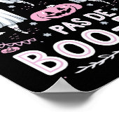 Pas De Boo-rée Ghost Ballett Tanzlehrer Funny Ha Poster (Ecke)