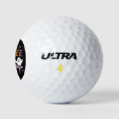 Pas de BOO-ree Ghost Ballett-Tanzlehrer Golfball (Logo)