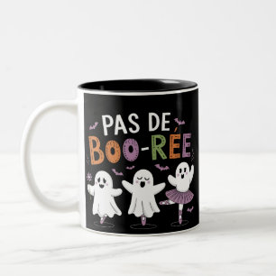 Pas de BOO-ree Ghost Ballett-Tanzlehrer  Zweifarbige Tasse