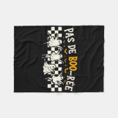 Pas De Boo-rée Ghost Byllet Dancer Halloween Dance Fleecedecke (Vorderseite (Horizontal))