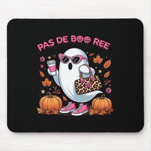 Pas De Boo Ree Halloween Spooky Mousepad (Vorne)