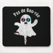 Pas De Boo-rée Niedlich Ballerina Ghost Funny Ball Mousepad (Vorne)