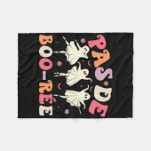 Pas De Boo-rée Niedlich Ballet Ghosts Tanzlehrer Fleecedecke (Vorderseite (Horizontal))