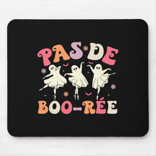 Pas De Boo-rée Niedlich Ballet Ghosts Tanzlehrer Mousepad (Vorne)