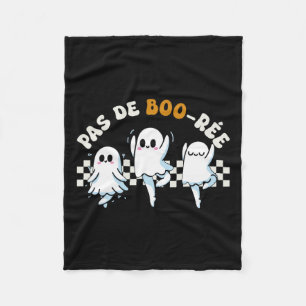 Pas De Boo-rée Spooky Halloween Ghost Ballett Tanz Fleecedecke