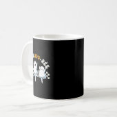Pas De Boo-rée Spooky Halloween Ghost Ballett Tanz Kaffeetasse (Vorderseite Links)