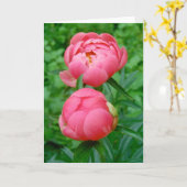 Pas de Deux Karte (Gelbe Blume)