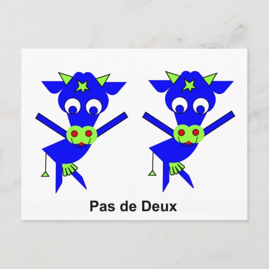 Pas de Deux Postkarte (Vorderseite)