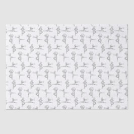 Pas De Doodle Ballerina Ballerina Tänzer Erwägung Seidenpapier