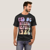 Pas De Patience Depuis 1986 37 Ans Anniversaire Ré T-Shirt (Vorne ganz)