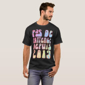 Pas De Patience Depuis 2019 4 Ans Anniversaire Rét T-Shirt (Vorne ganz)
