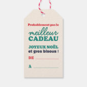 Pas le meilleur cadeau du monde geschenkanhänger (Rückseite)