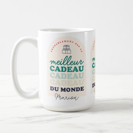 Pas le meilleur cadeau du monde kaffeetasse (Links)