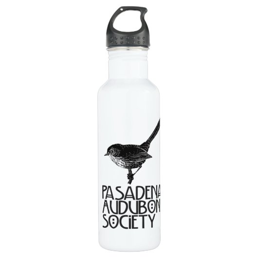 PAS Logo-Edelstahl-Wasser-Flasche Trinkflasche (Vorderseite)
