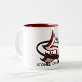 PAS-Logo-Tasse Zweifarbige Tasse (Vorderseite Links)