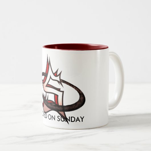 PAS-Logo-Tasse Zweifarbige Tasse (VorderseiteRechts)