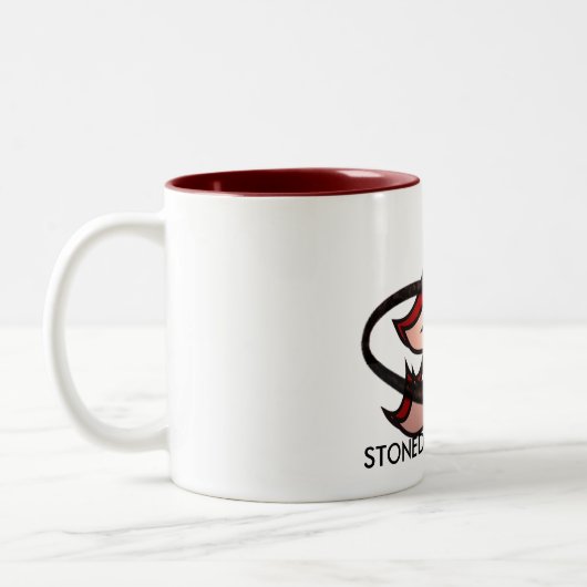PAS-Logo-Tasse Zweifarbige Tasse (Links)
