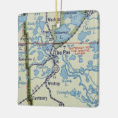 Pas Manitoba Vintage Karte Keramikornament (Links)