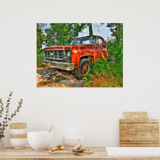 Pa's Truck Poster (Küche)