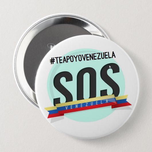PAS VENEZUELA BUTTON (Vorne & Hinten)