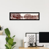 Pasadena Busch Gardens Foto 1909 Poster (Heimbüro)