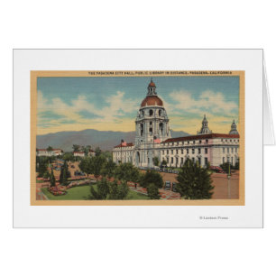 Pasadena, CA - Ansicht von Rathaus u.