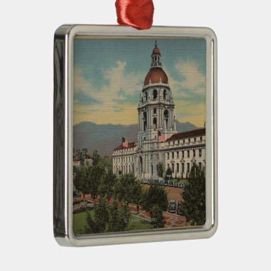 Pasadena, CA - Ansicht von Rathaus u. Silbernes Ornament (Rechts)