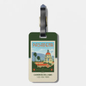 Pasadena, CA Gepäckanhänger (Rückseite vertikal)