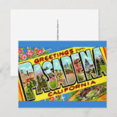 Pasadena CA Grußkarte Postkarte (Vorne/Hinten)