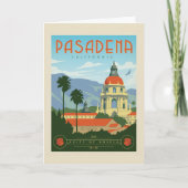 Pasadena, CA Karte (Vorderseite)
