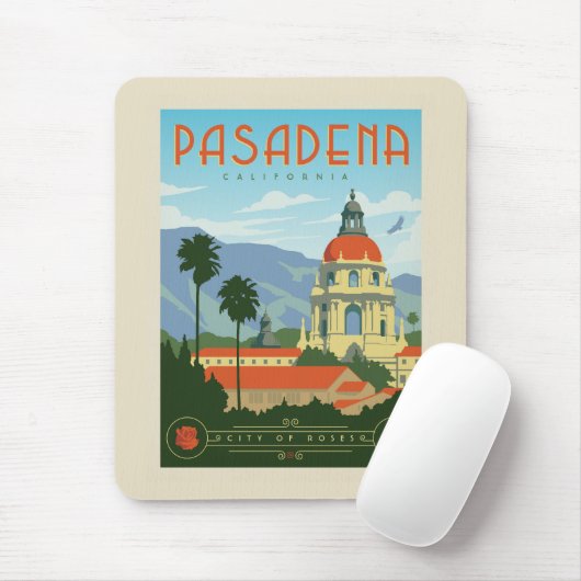 Pasadena, CA Mousepad (Mit Mouse)