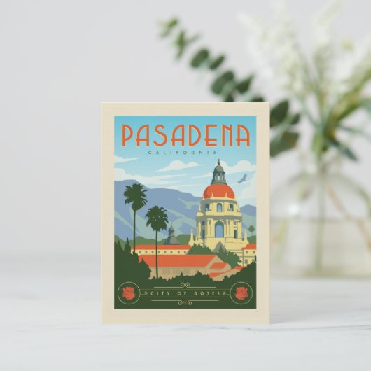 Pasadena, CA Postkarte (Stehend Vorderseite)