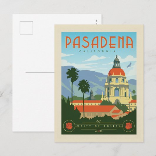 Pasadena, CA Postkarte (Vorne/Hinten)