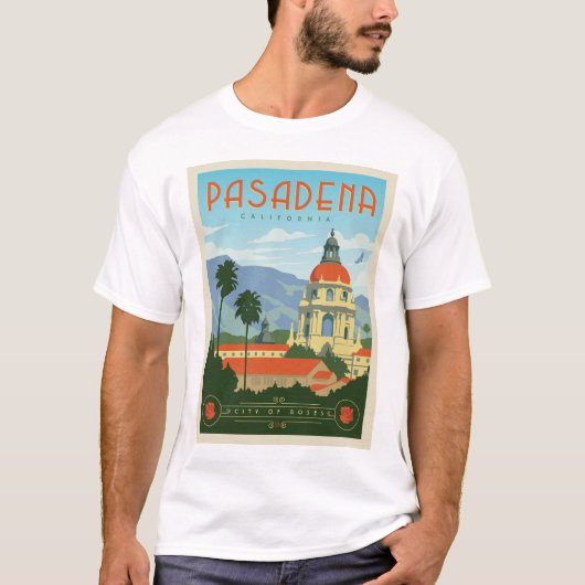 Pasadena, CA T-Shirt (Vorderseite)