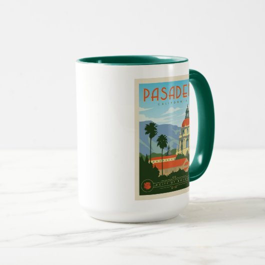 Pasadena, CA Tasse (VorderseiteRechts)