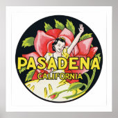 Pasadena California Poster (Vorne)