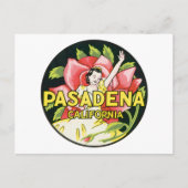 Pasadena California Postkarte (Vorderseite)