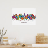 Pasadena California Skyline Poster (Küche)