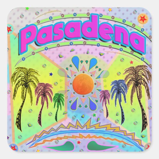 Pasadena Calm Desire Sticker (Vorderseite)