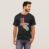 Pasadena City Retro Vintages Heimat T-Shirt (Vorne ganz)