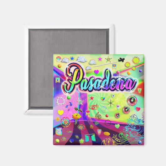 Pasadena Cool Energy Magnet (Vorderseite/Rückseite)