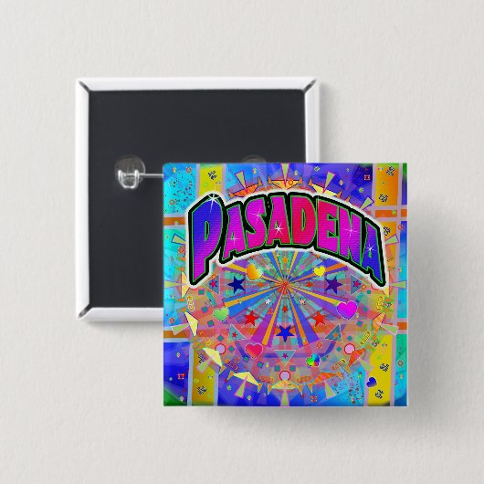 Pasadena Cosmic Unity Button (Vorne & Hinten)