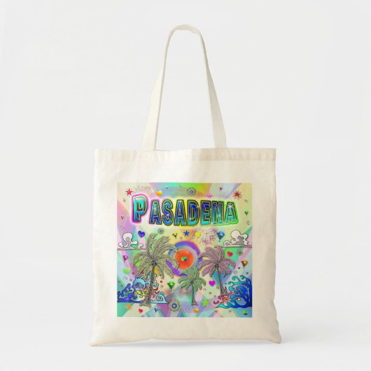 Pasadena Deep Dream Tote Tasche! Tragetasche (Vorne)