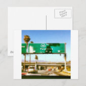 Pasadena en route postkarte (Vorne/Hinten)